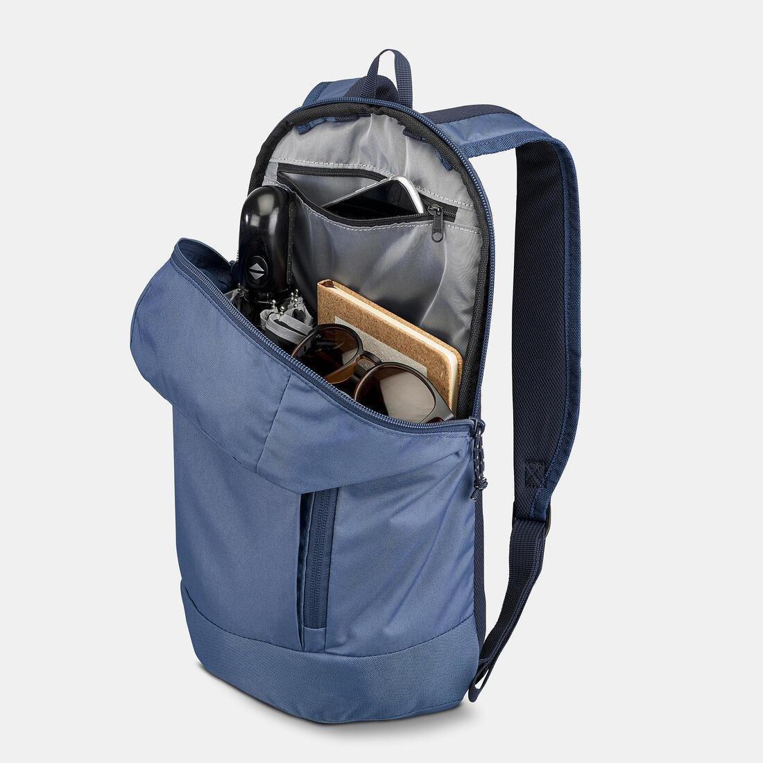Unisex Hiking 10L Backpack - Arpenaz NH100, Black, No Color, large image number 11