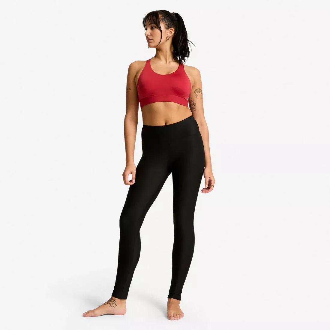 SAGE GREEN Women's High Support Adjustable Sports Bra with Cups, 5401_000, large image number 4