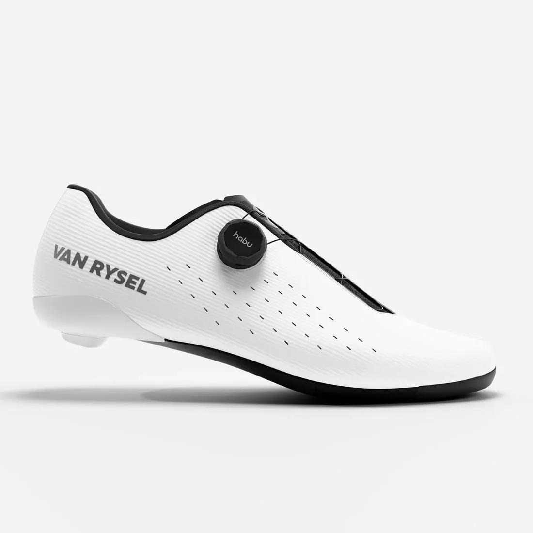 Road Cycling Shoes EDR, White, No Color, medium