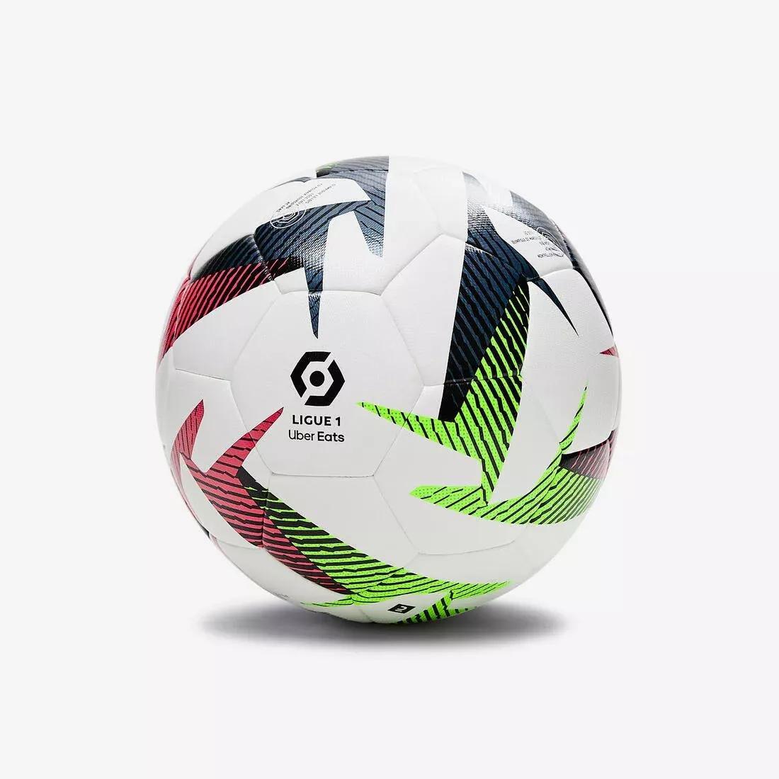 ULTRA WHITE Uber Eats Ligue 1 Official Replica Football 2022 Size 5, No Color, medium
