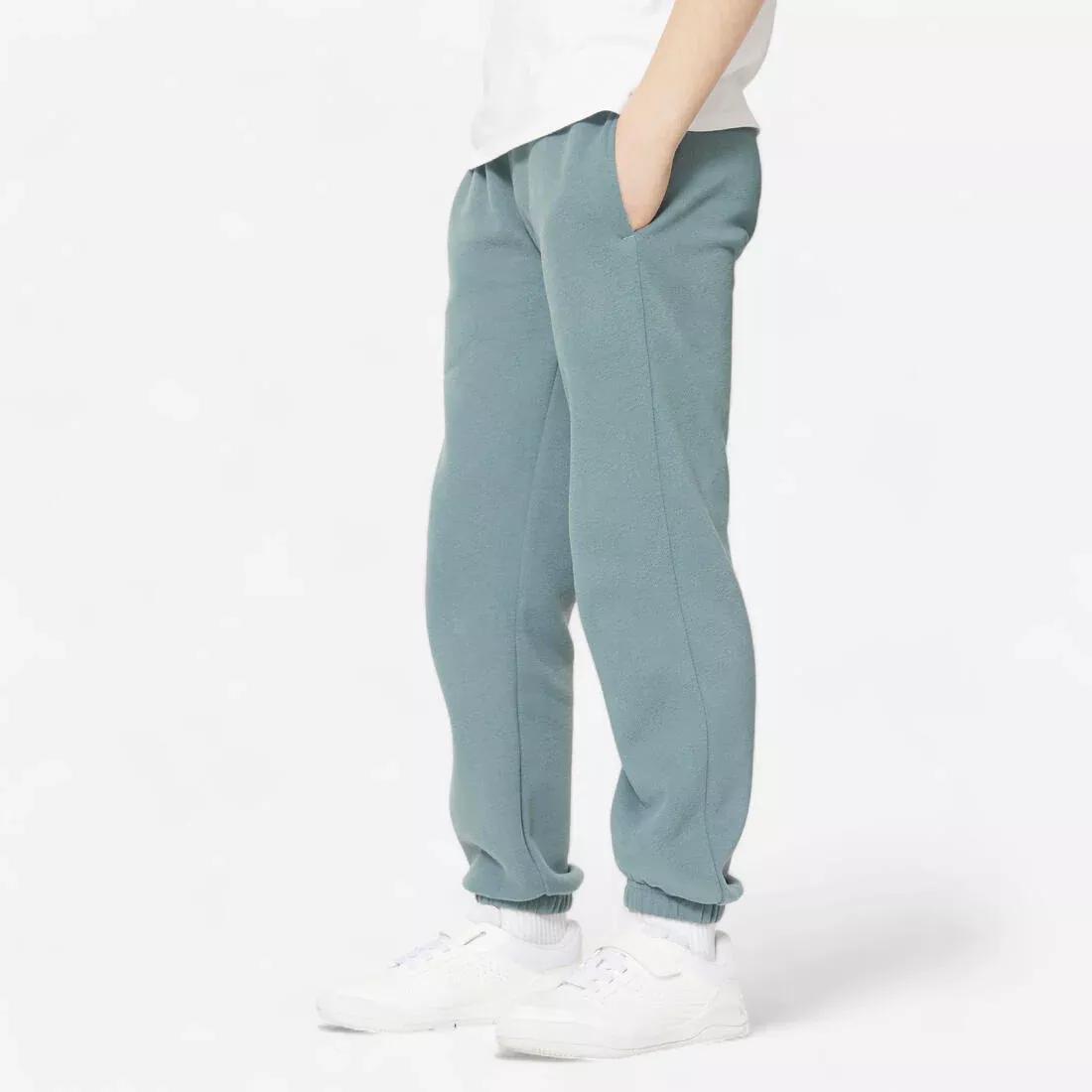 Kids Unisex Warm Multisports Tracksuit Bottoms, Grey, No Color, large image number 8