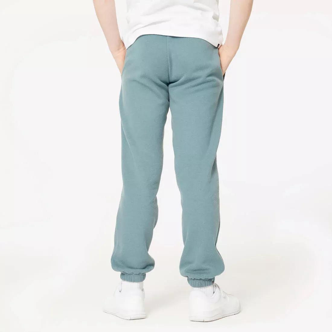 Kids Unisex Warm Multisports Tracksuit Bottoms, Grey, No Color, large image number 11