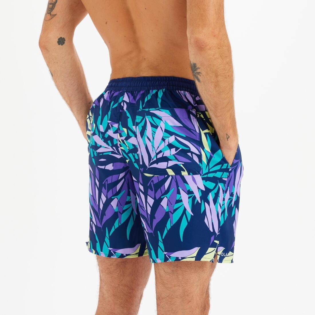 Men Boardshort - surf 100 long, Multicolour, No Color, large image number 3
