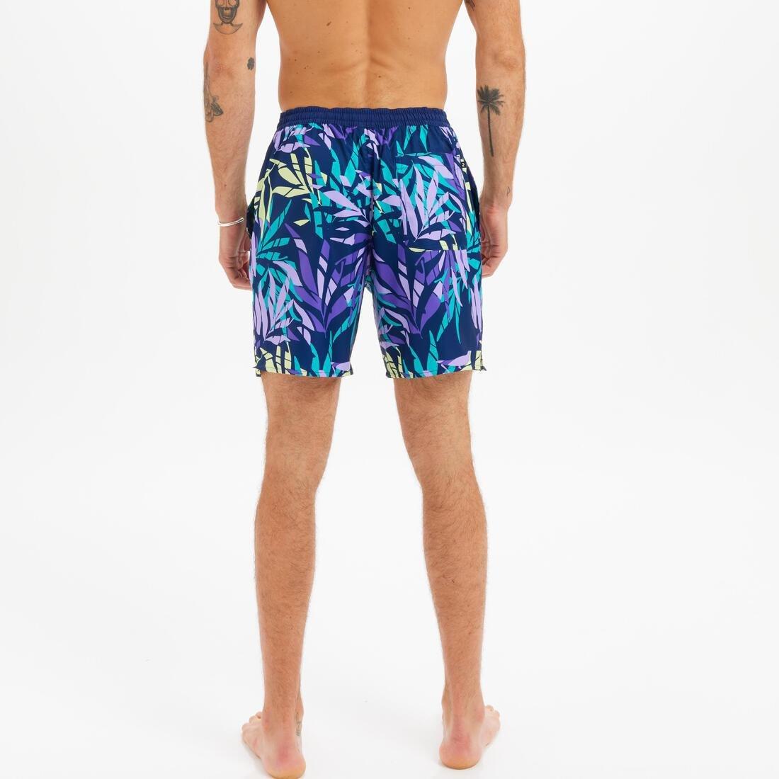 Men Boardshort - surf 100 long, Multicolour, No Color, large image number 6
