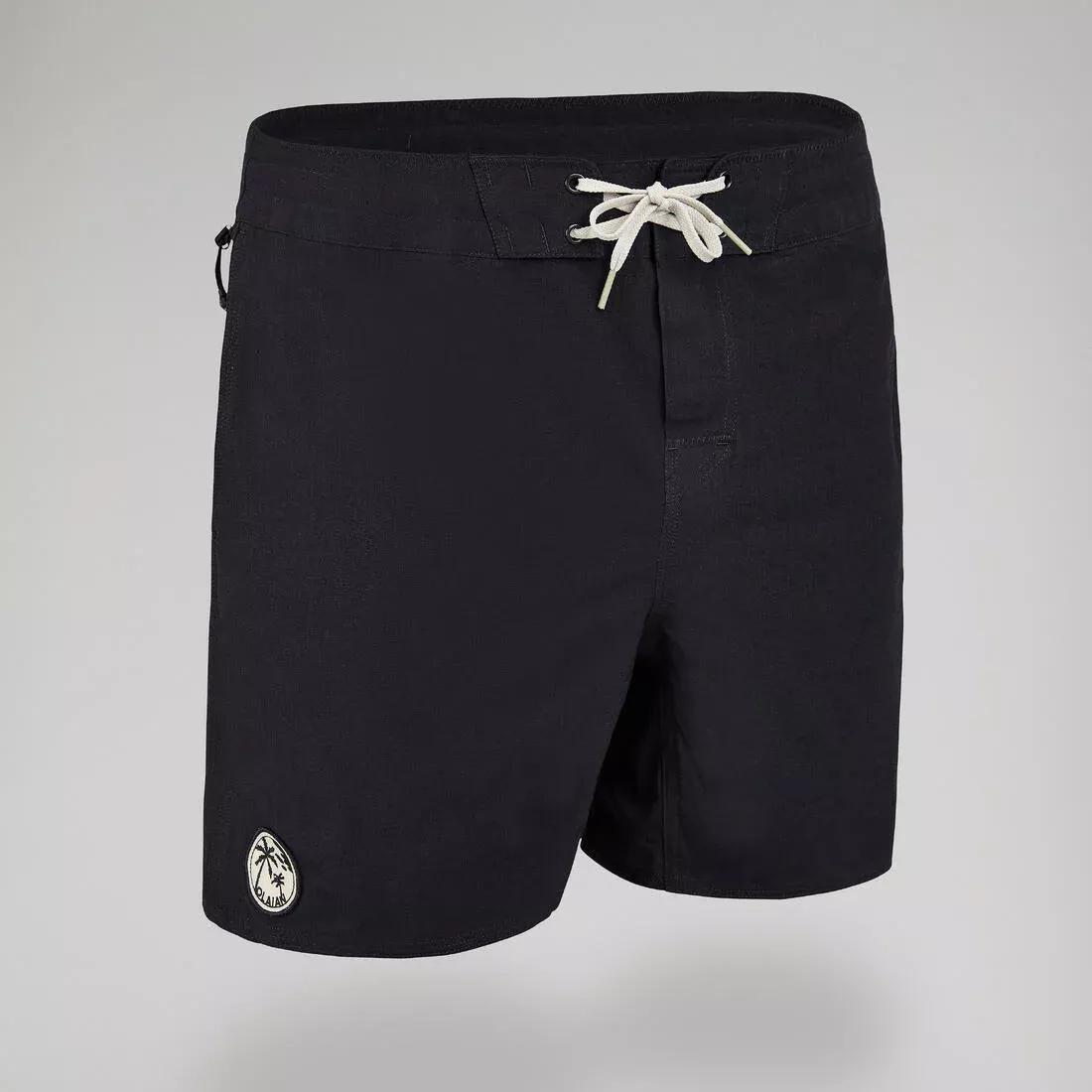 Men Surfing Boardshorts - 500 17Inch, Black, , large image number 0