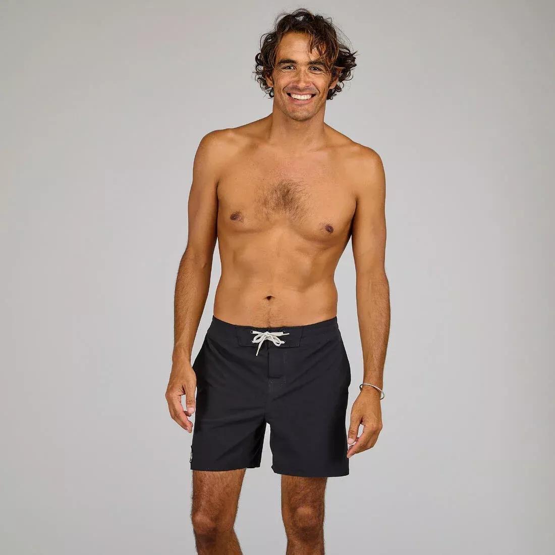 Men Surfing Boardshorts - 500 17Inch, Black, , large image number 2