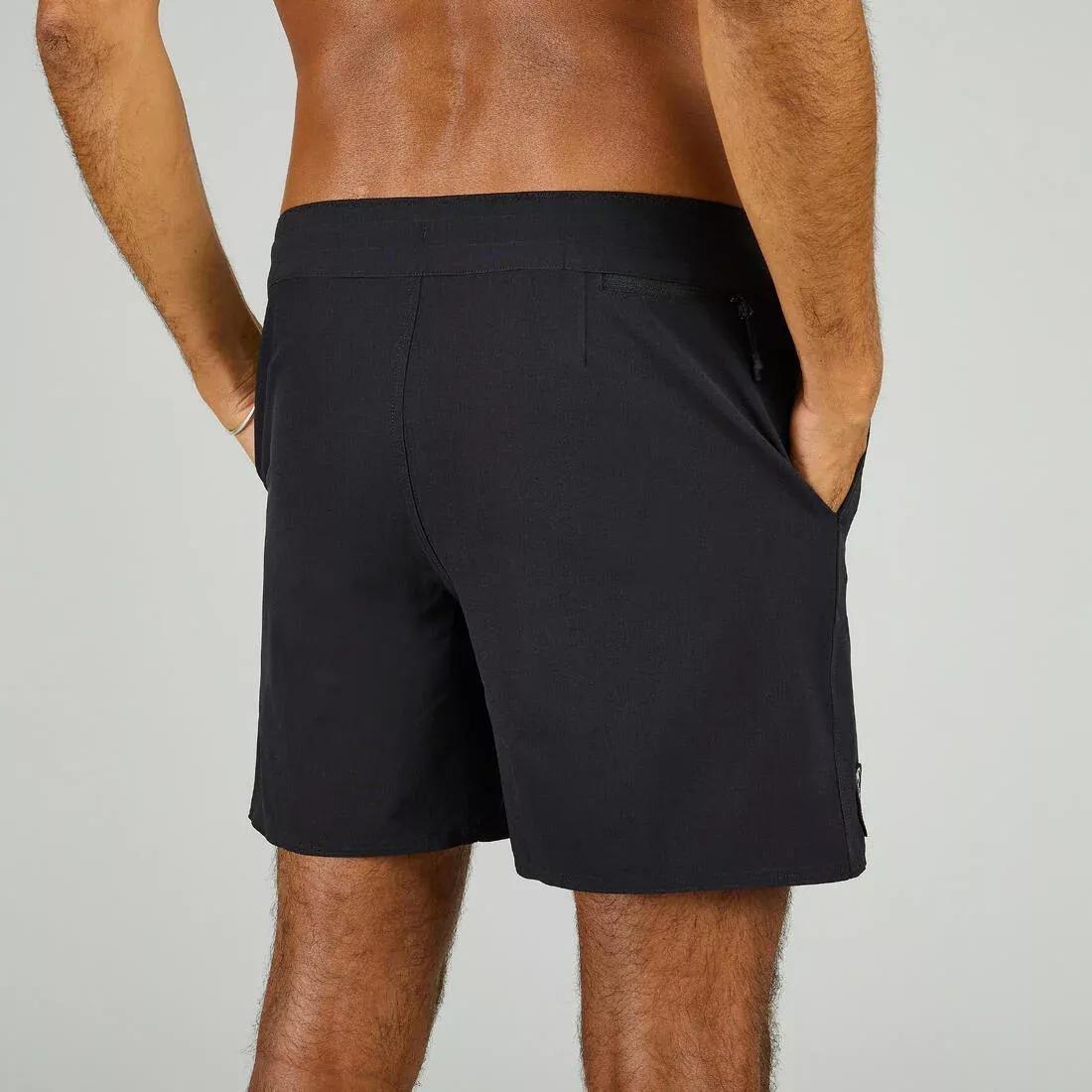 Men Surfing Boardshorts - 500 17Inch, Black, , large image number 3