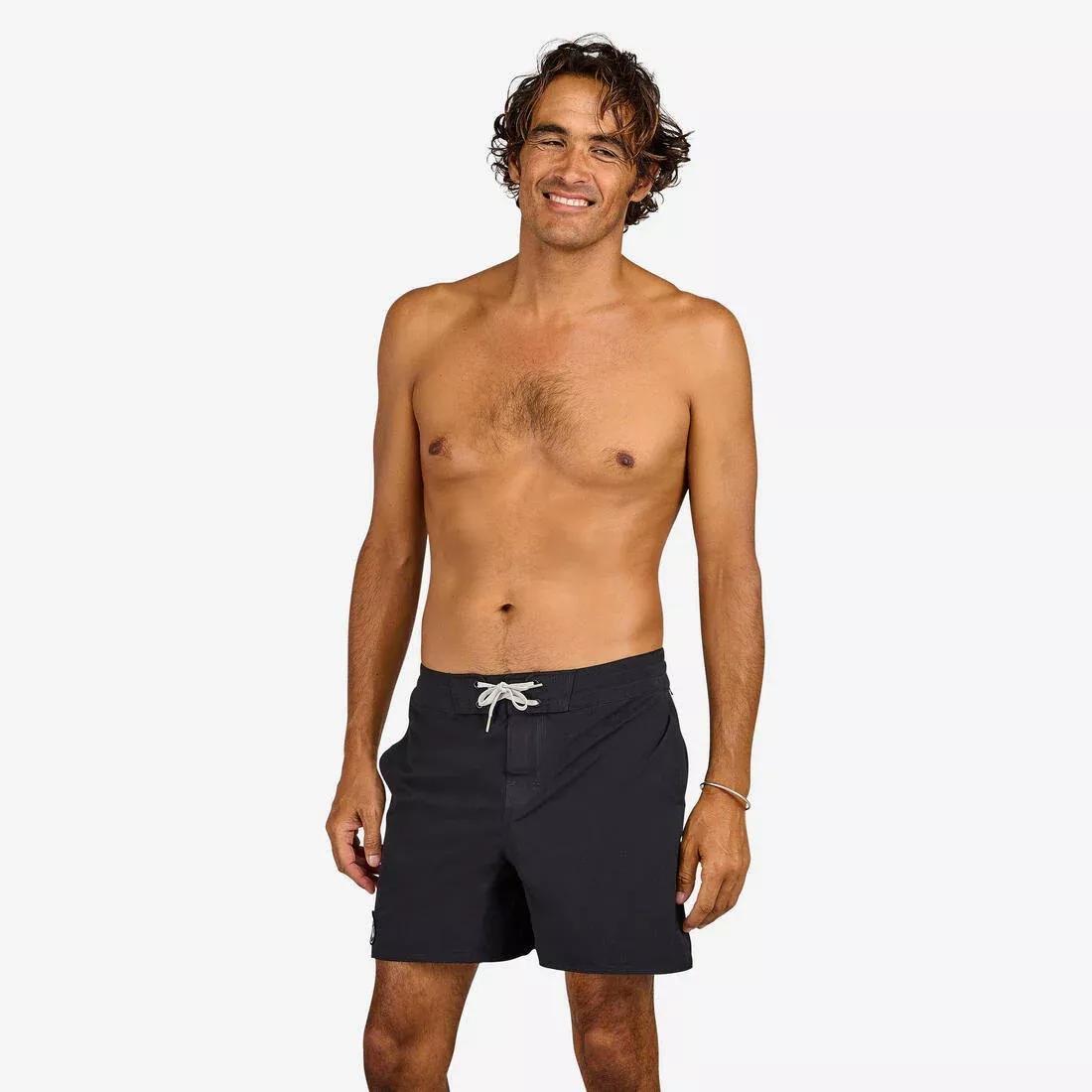 Men Surfing Boardshorts - 500 17Inch, Black, , large image number 7