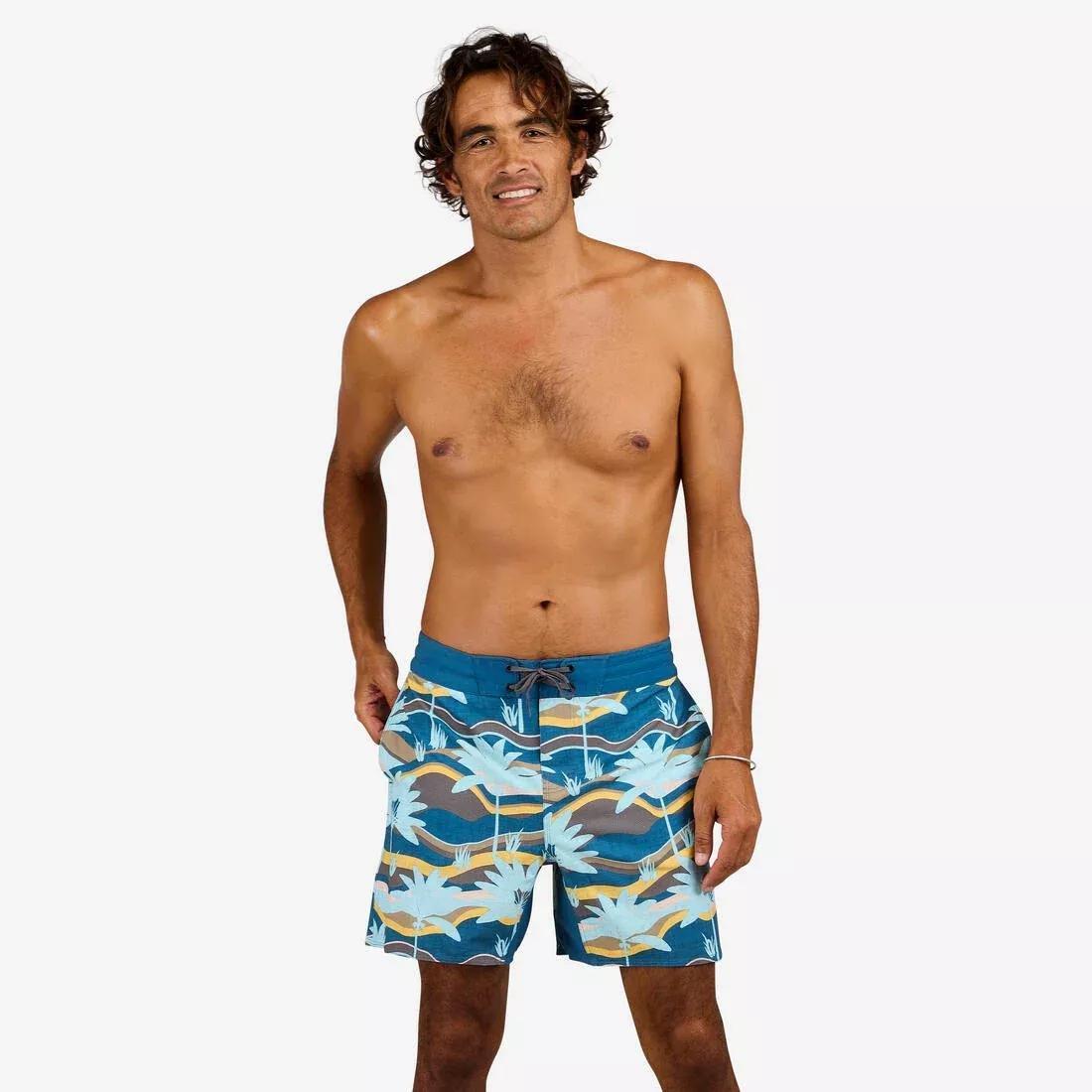 Men Surfing Boardshorts - 500 17Inch, Black, , large image number 9