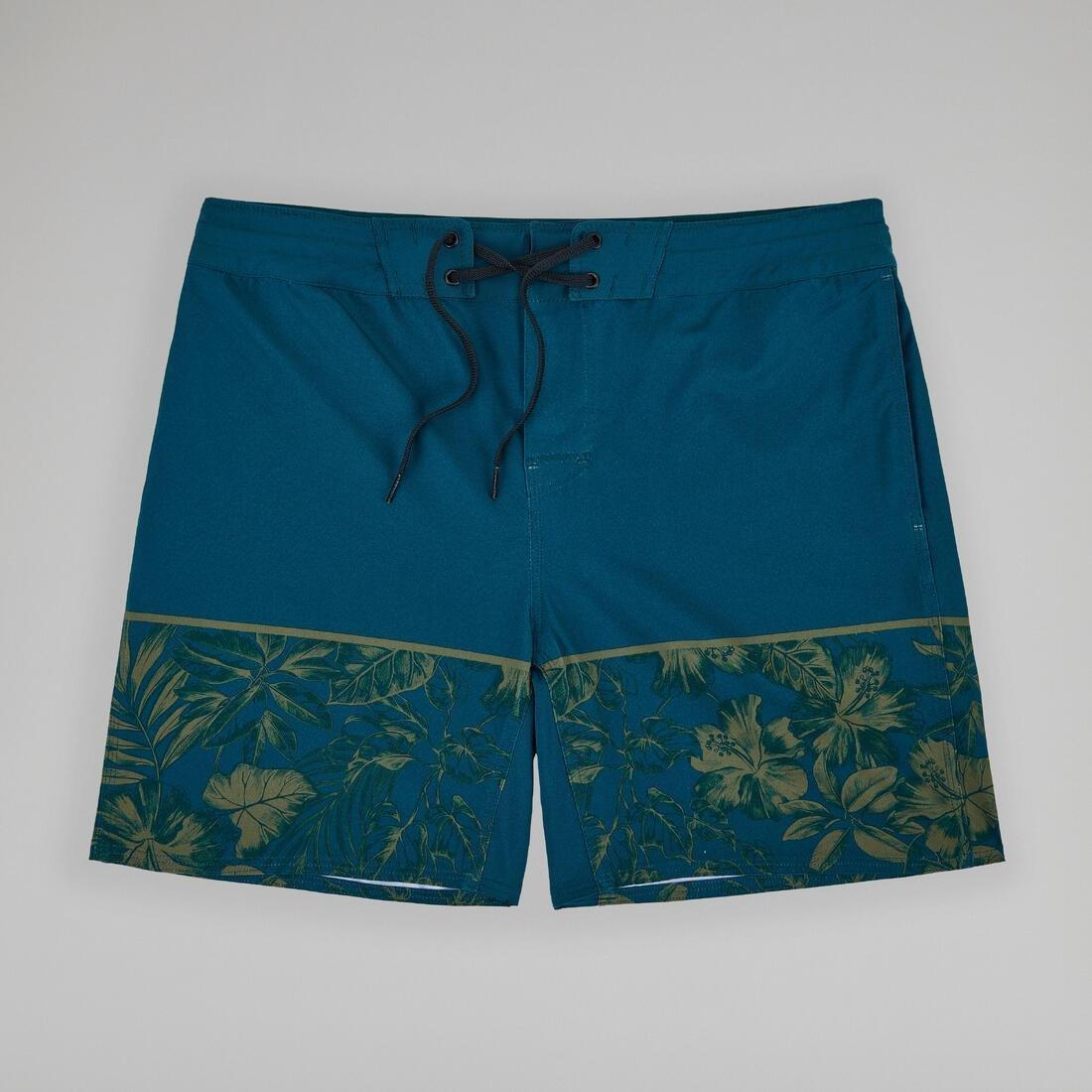 Men Boardshort Surf - 500, Turquoise, , large image number 13