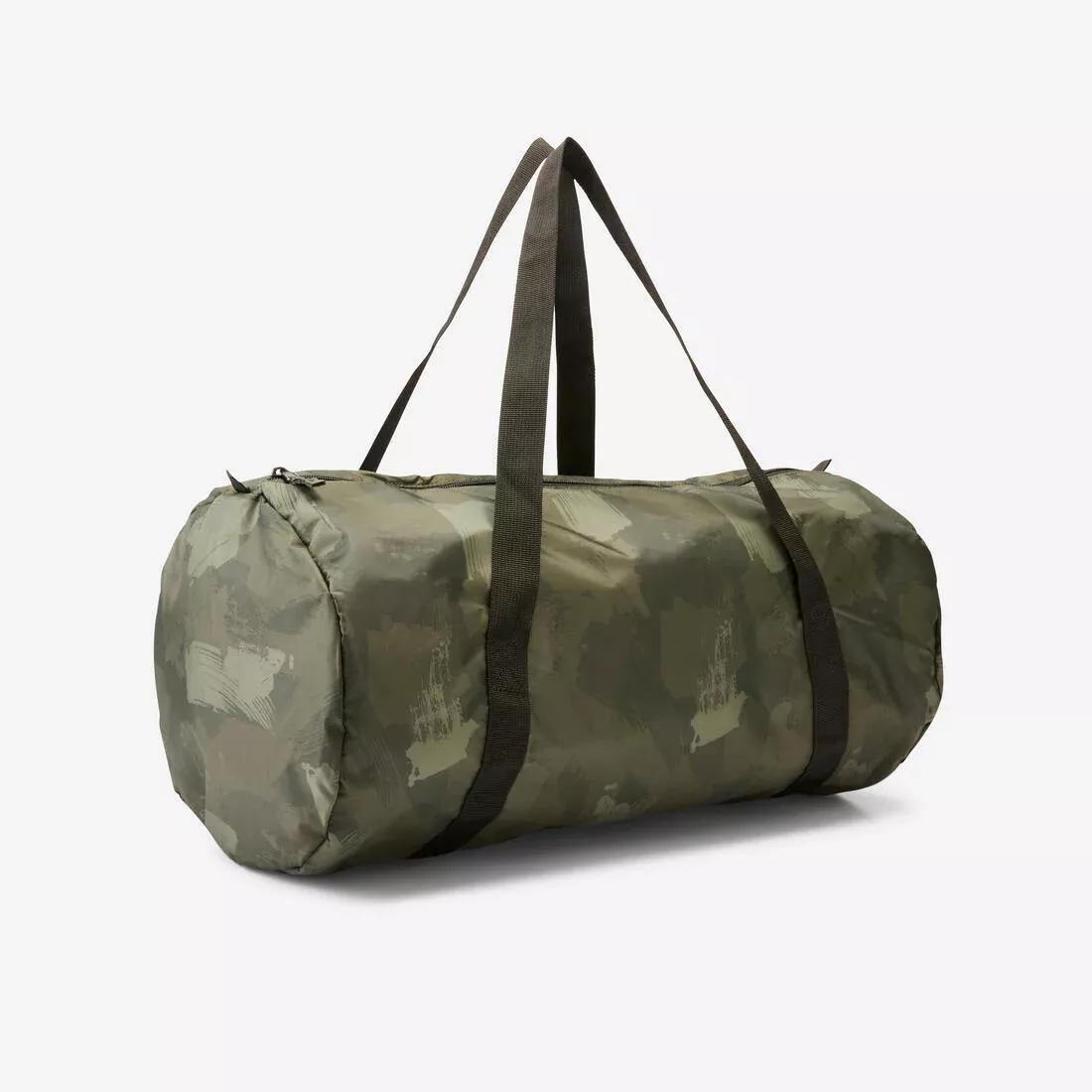 Fold-Down Fitness Bag 30L, Khaki, No Color, large image number 0