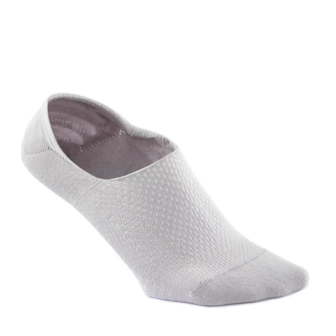 Unisex Invisible Walking Socks - Pack Of 2 Pairs, White, , large image number 1