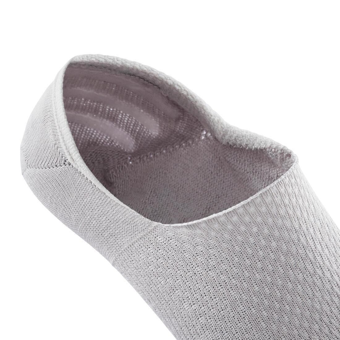Unisex Invisible Walking Socks - Pack Of 2 Pairs, White, , large image number 2