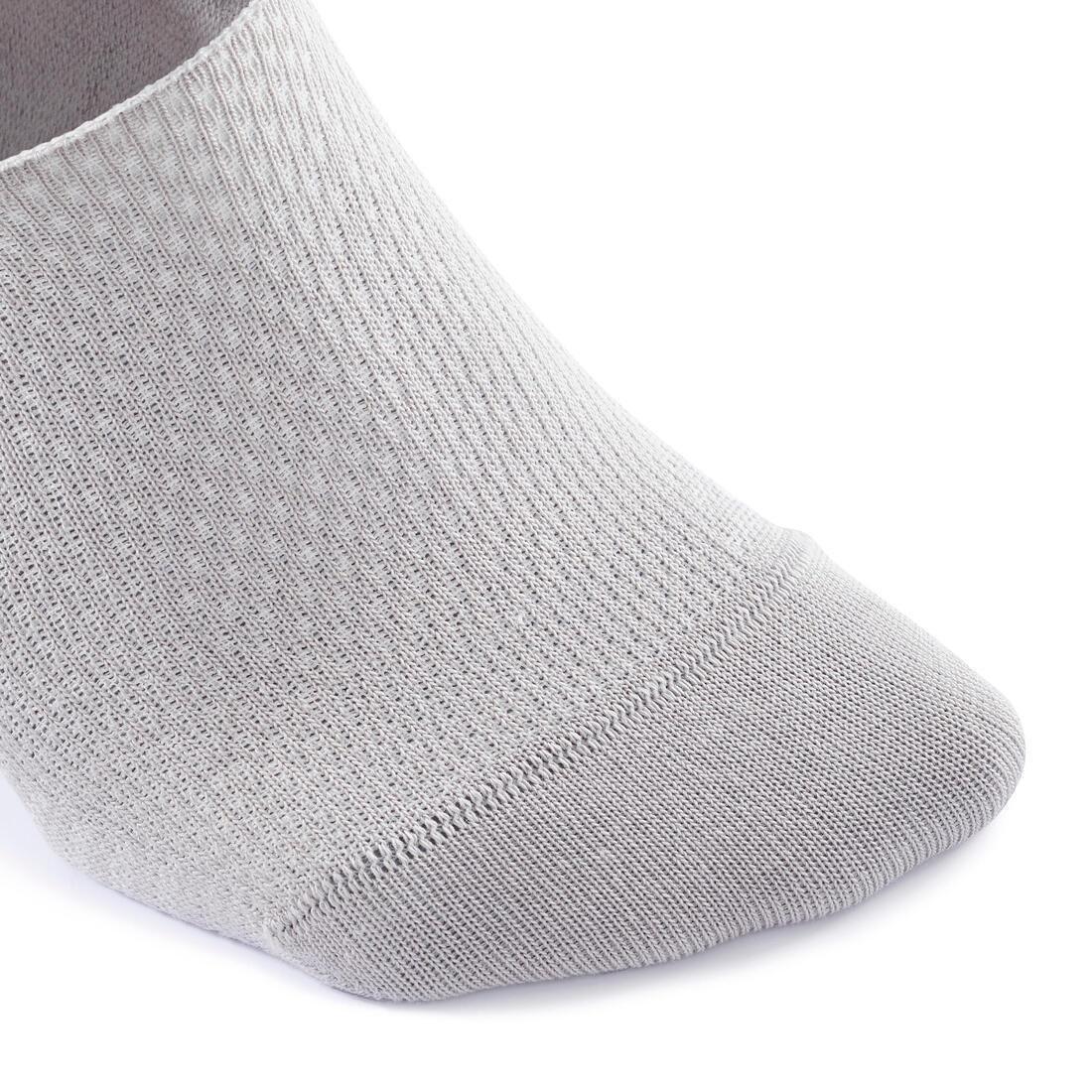 Unisex Invisible Walking Socks - Pack Of 2 Pairs, White, , large image number 3