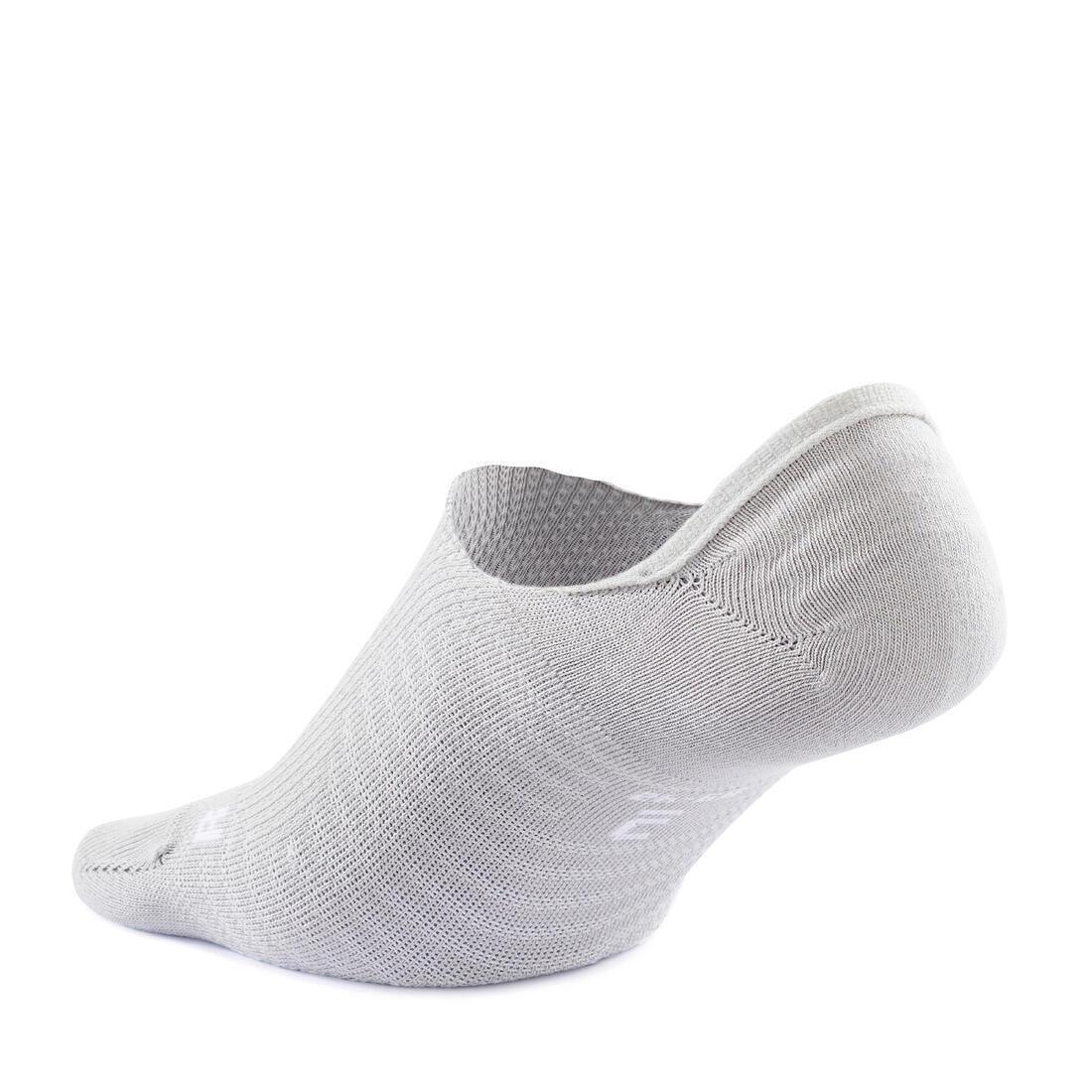 Unisex Invisible Walking Socks - Pack Of 2 Pairs, White, , large image number 4