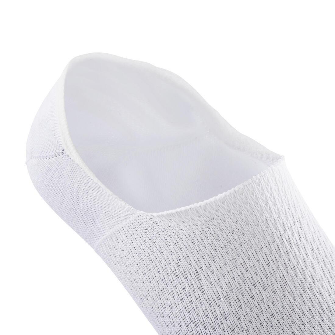 Unisex Invisible Walking Socks - Pack Of 2 Pairs, White, No Color, large image number 6