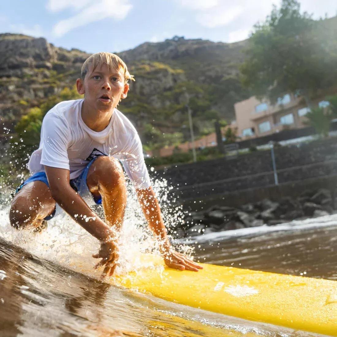 Foam Surfboard 6' - 500, Yellow, No Color, large image number 0