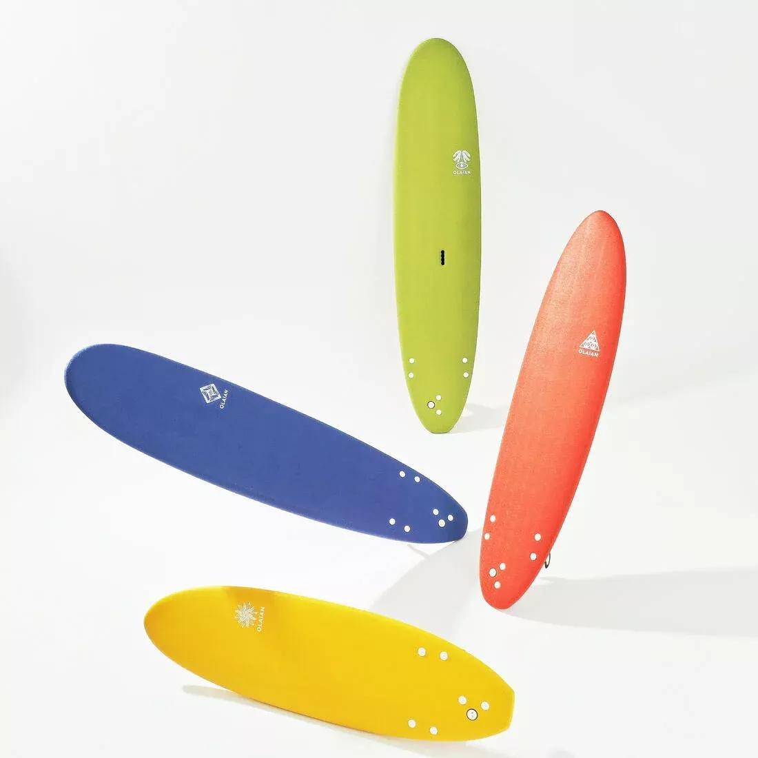 Foam Surfboard 6' - 500, Yellow, No Color, large image number 6