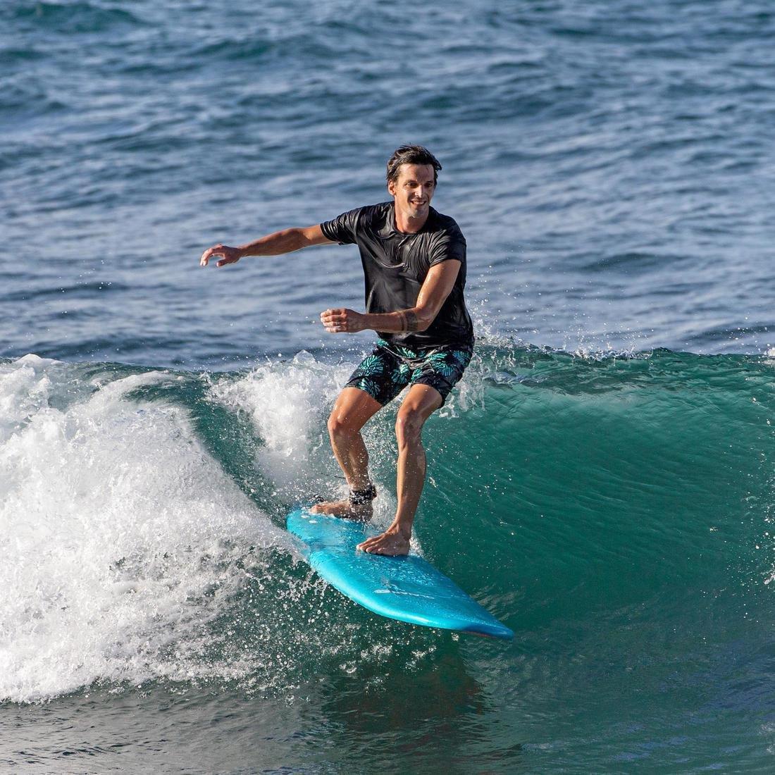DEFAULT FOAM SURFBOARD 500 7'8. Comes with 1 leash and 3 fins, No Color, large image number 2
