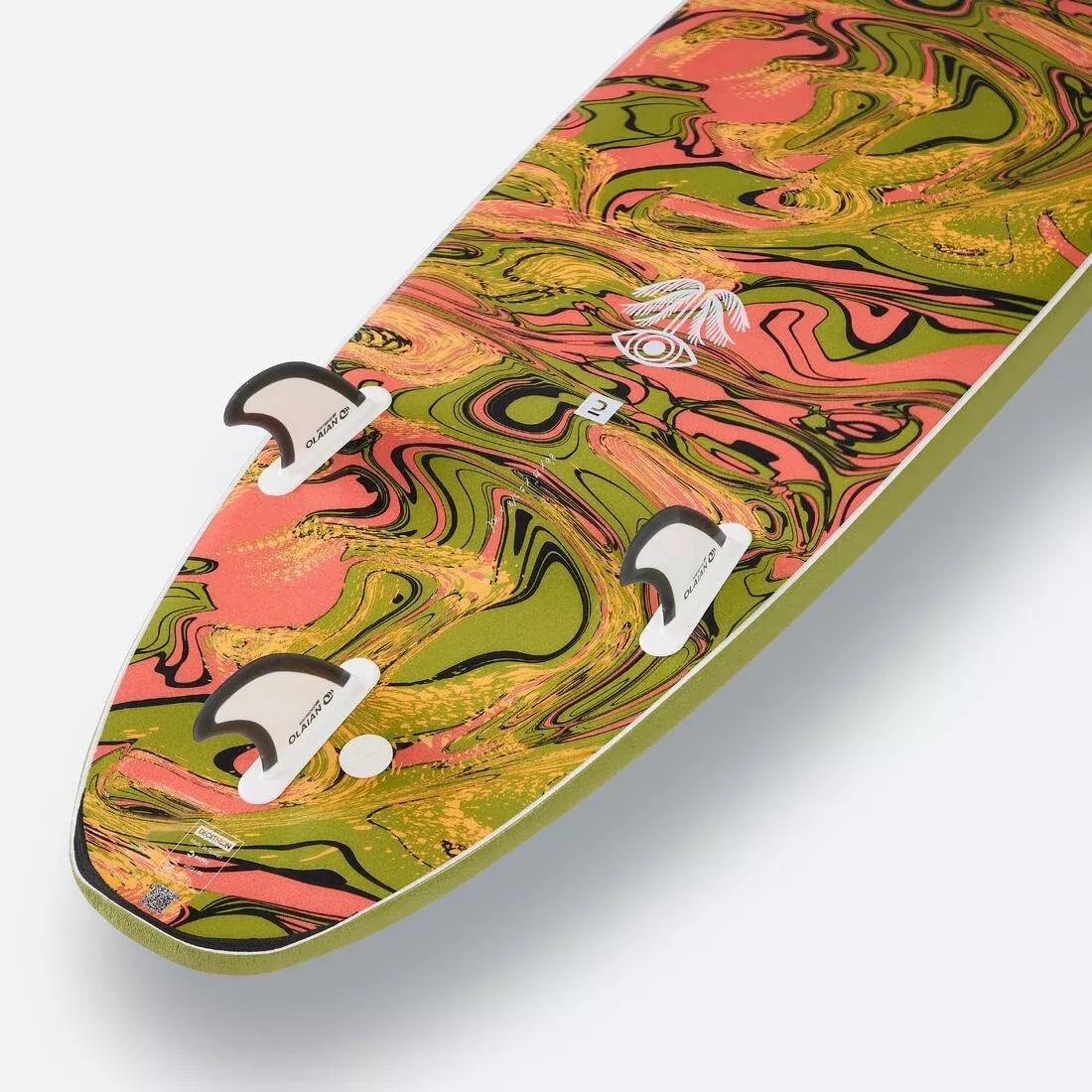 Foam Surfboard 8'6&rdquo; - 500, Khaki, No Color, large image number 2