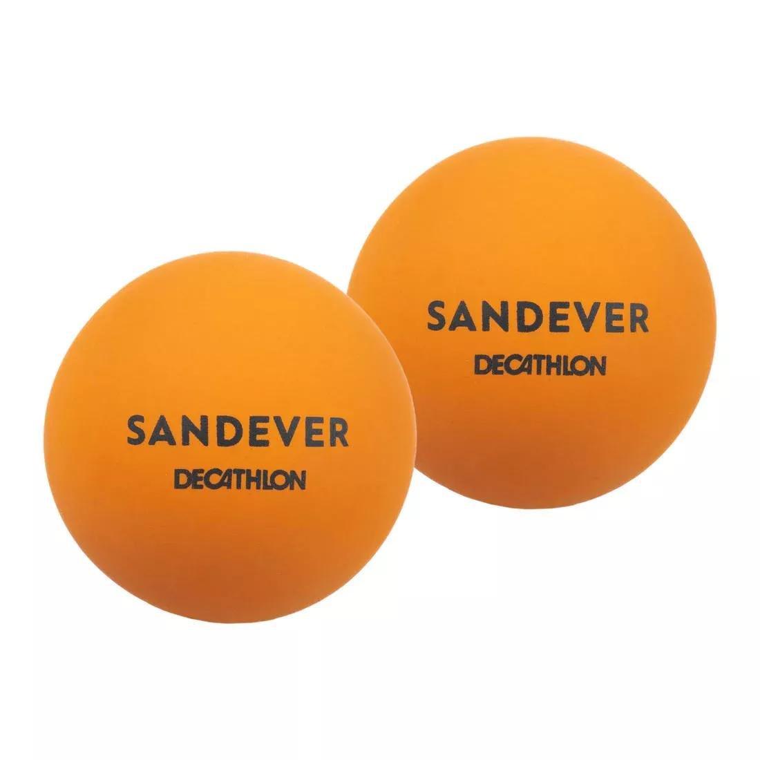 Beach Tennis Ball - BTB 100 Twin-Pack, Orange, No Color, medium