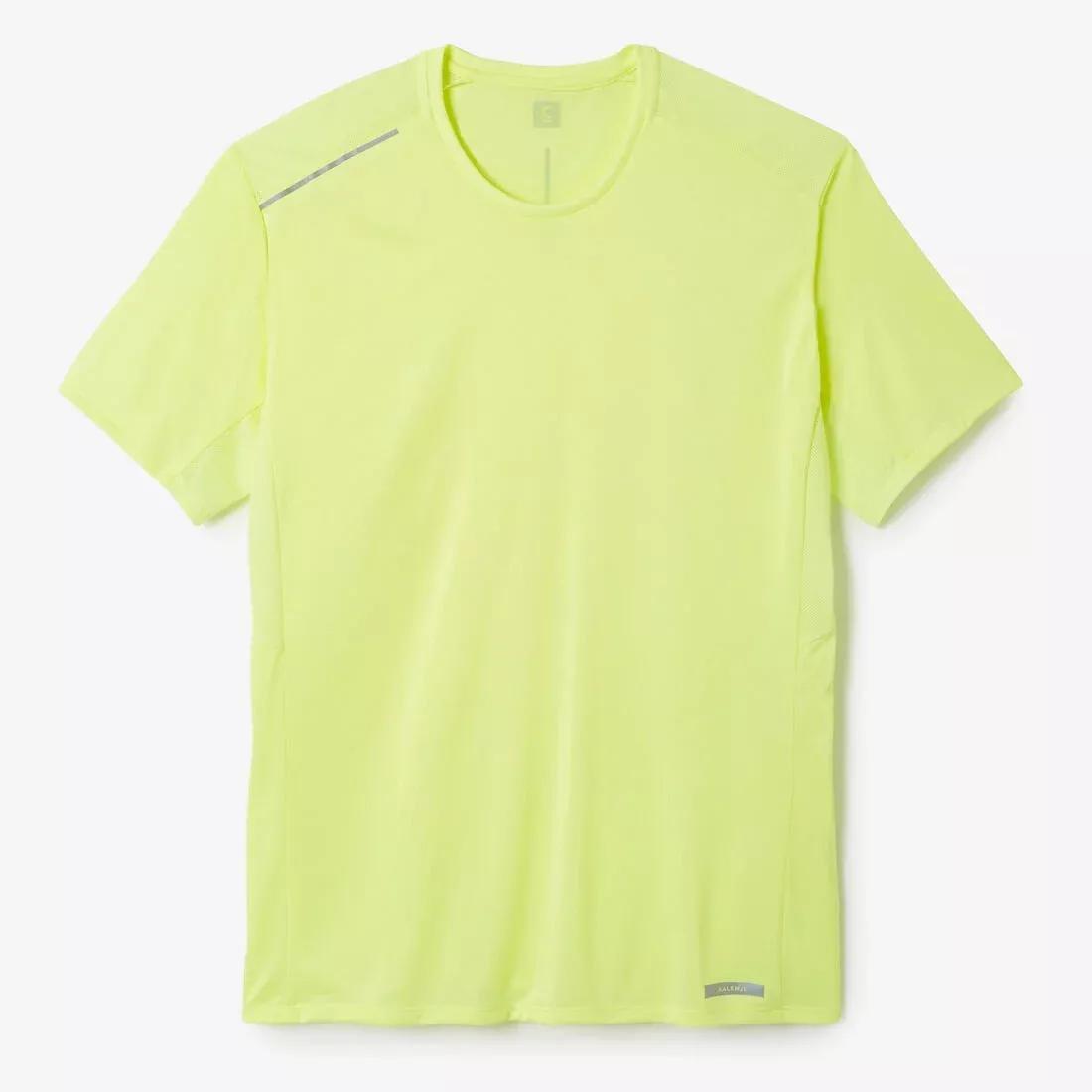 Men Dry+ Breathable Running T-Shirt, Yellow, , large image number 0