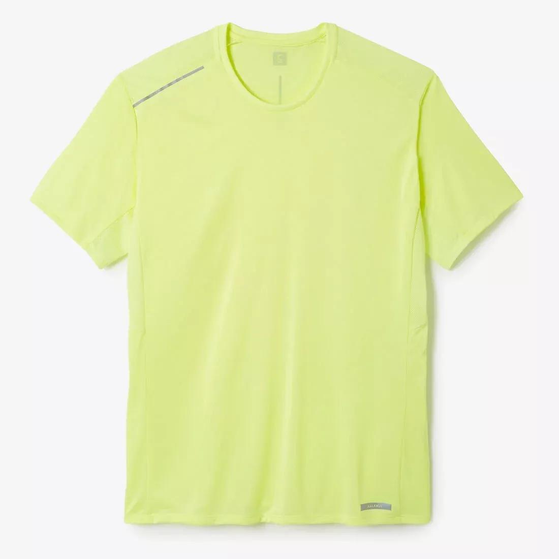 KALENJI - Men Breathable Running T-Shirt, Yellow