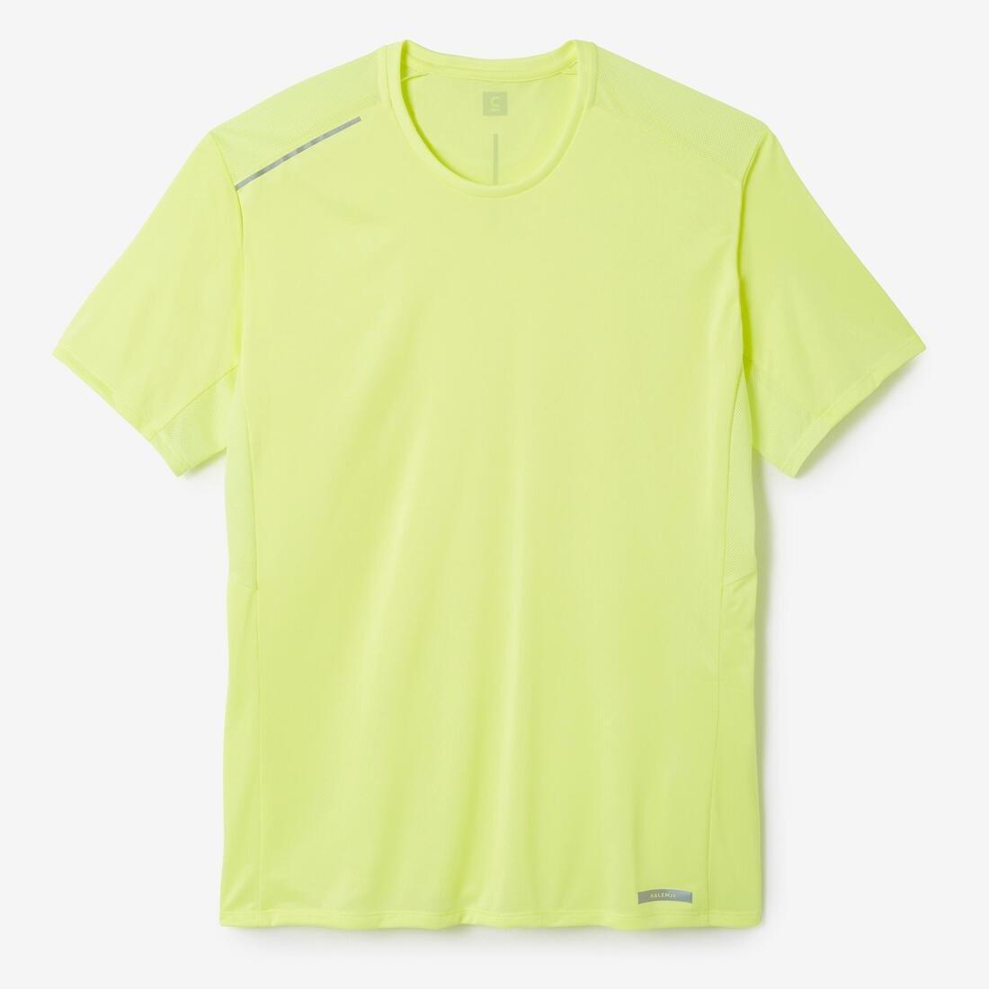 KALENJI - Men Breathable Running T-Shirt, Yellow