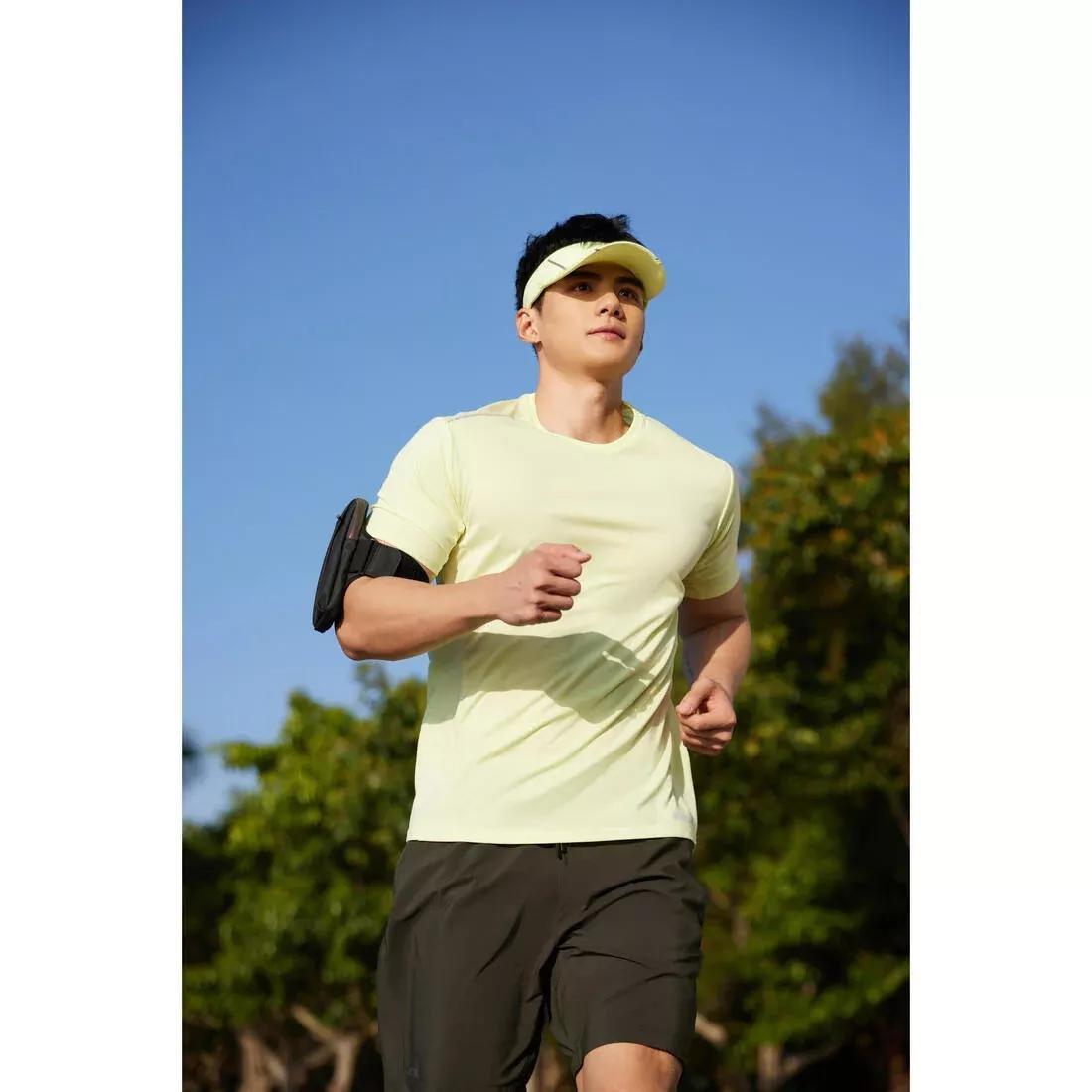 Men Dry+ Breathable Running T-Shirt, Yellow, , large image number 11