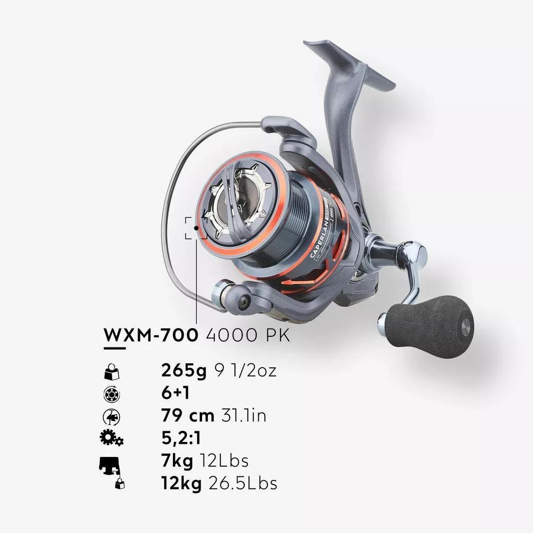 Lure Fishing Pike Reel - WXM 700 4000 PK, Grey, No Color, large image number 1
