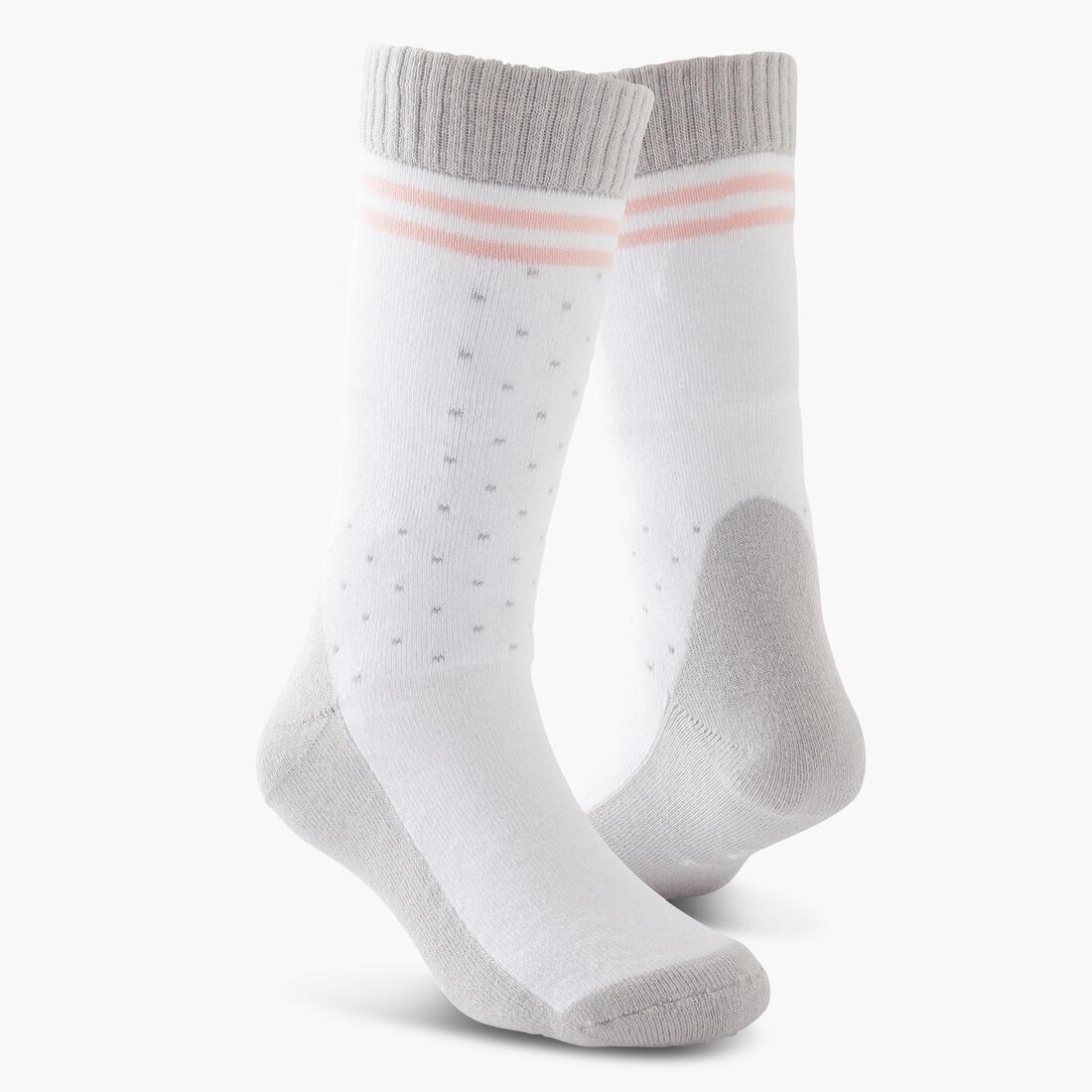 Kids Unisex Inline Skating Socks, Grey, , large image number 2