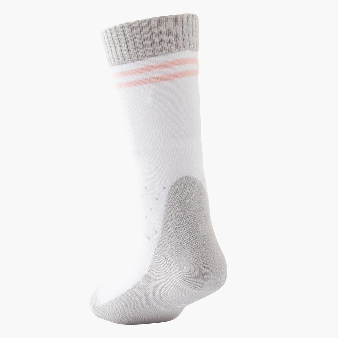 Kids Unisex Inline Skating Socks, Grey, , large image number 3