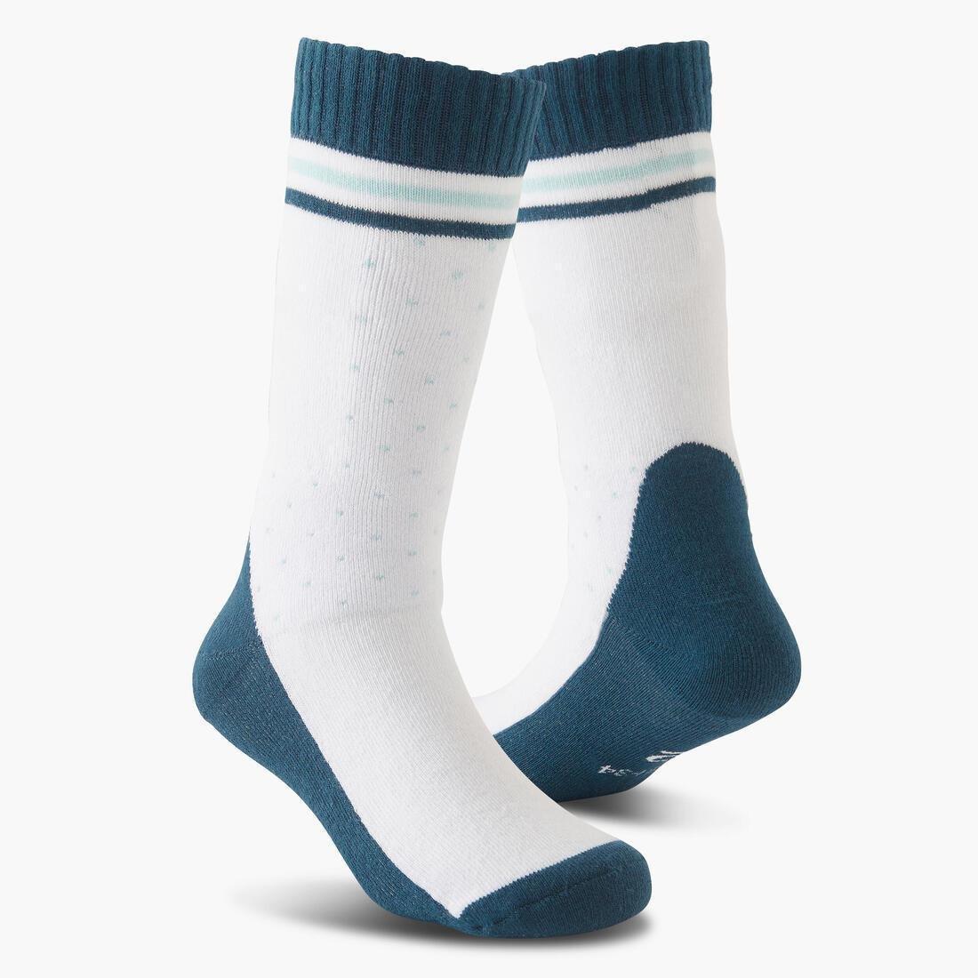 Kids Unisex Inline Skating Socks, Grey, , large image number 7