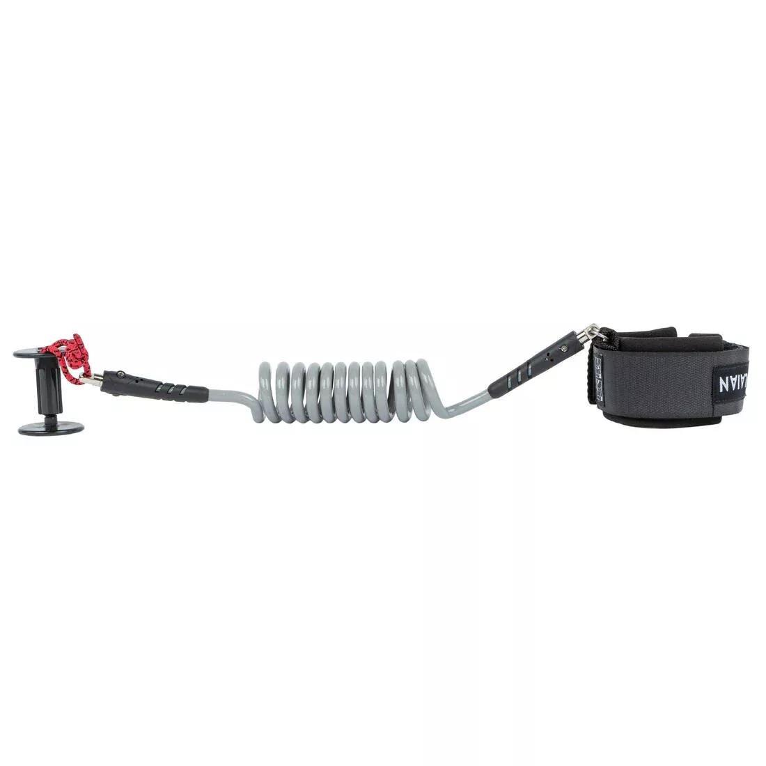 Leash Bodyboard 500 2 In 1 Wrist Biceps. Plug Included, Grey, No Color, large image number 2