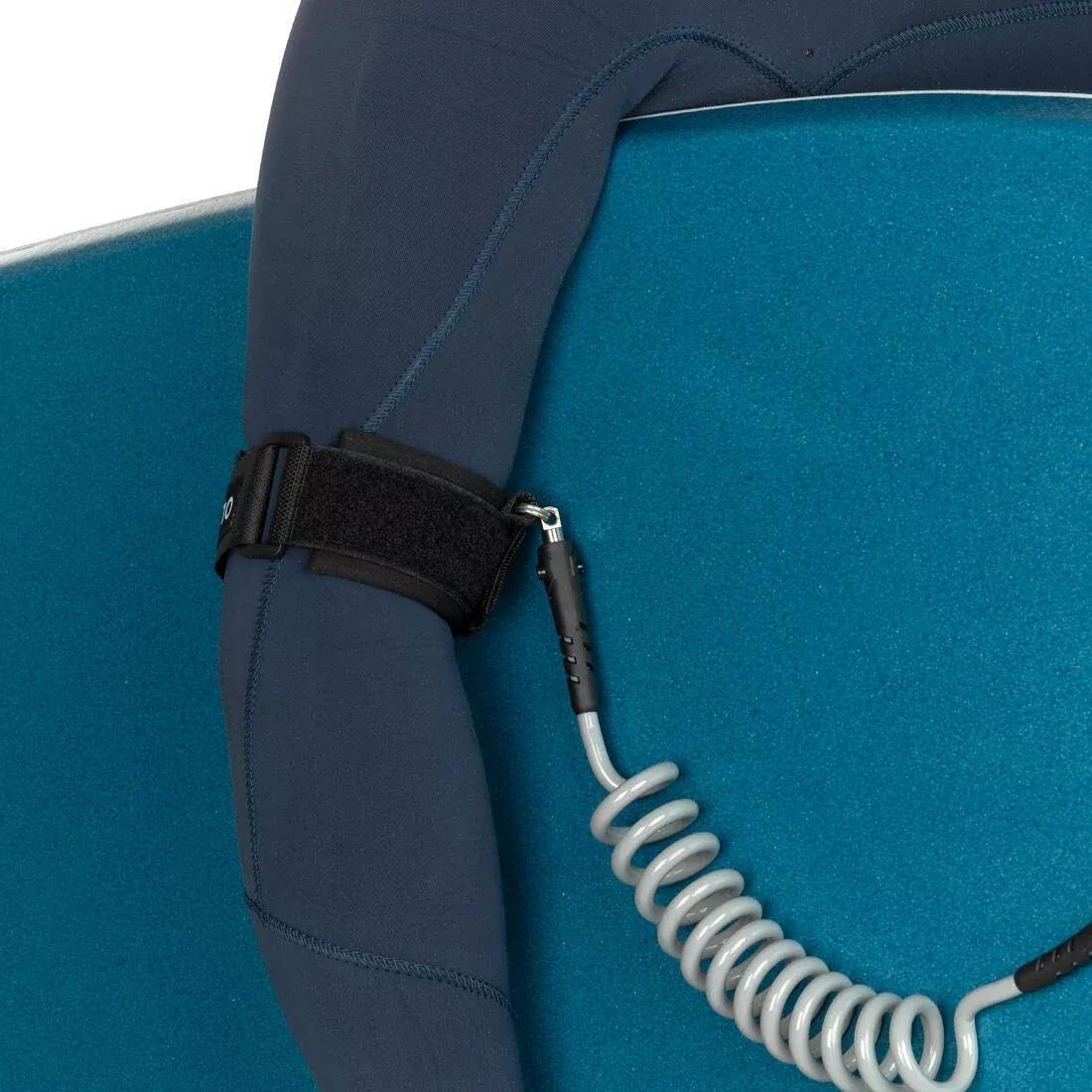 Leash Bodyboard 500 2 In 1 Wrist Biceps. Plug Included, Grey, No Color, large image number 6