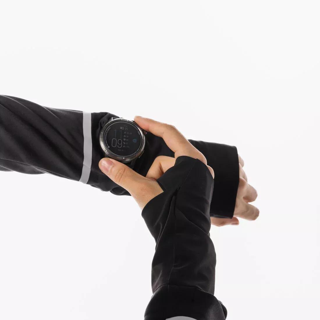 Women Kiprun Warm Jacket, Black, 5401_000, large image number 6