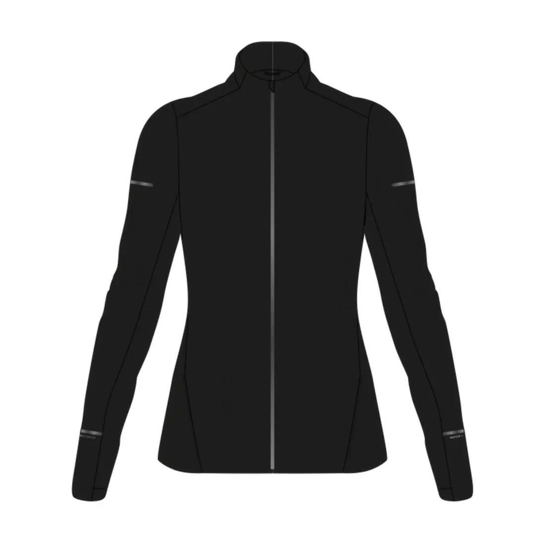 Women Kiprun Warm Jacket, Black, 5401_000, large image number 8