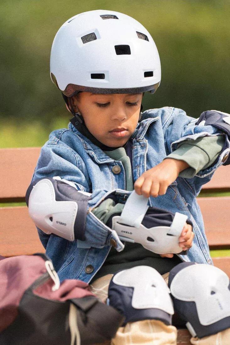 ASH GREEN Kids' 3x2 Skating Scooter Skateboard Protectors Set Play, , large image number 8