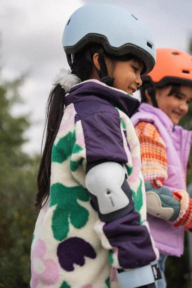 Kids' 3x2 Skating Scooter Skateboard Protectors Set Play, Ash Green, No Color, medium