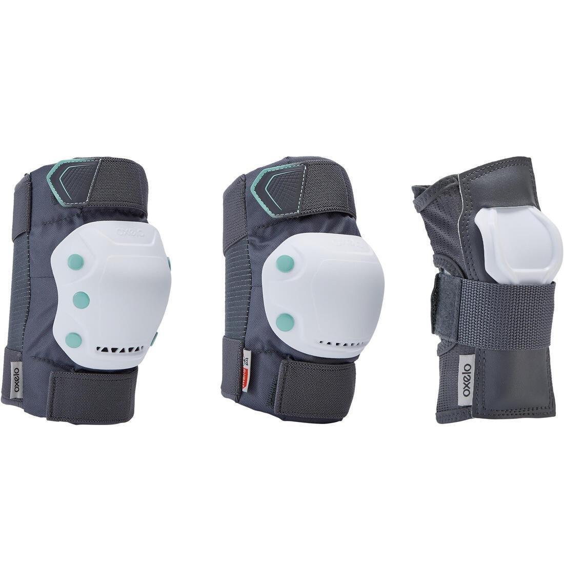 Adult 2 X 3-Piece Inline Skate Protection Set - Fit500, Navy, , large image number 3