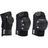 OXELO - Unisex Inline Skate Protection Set - 2 X 3-Piece Fit500, Black
