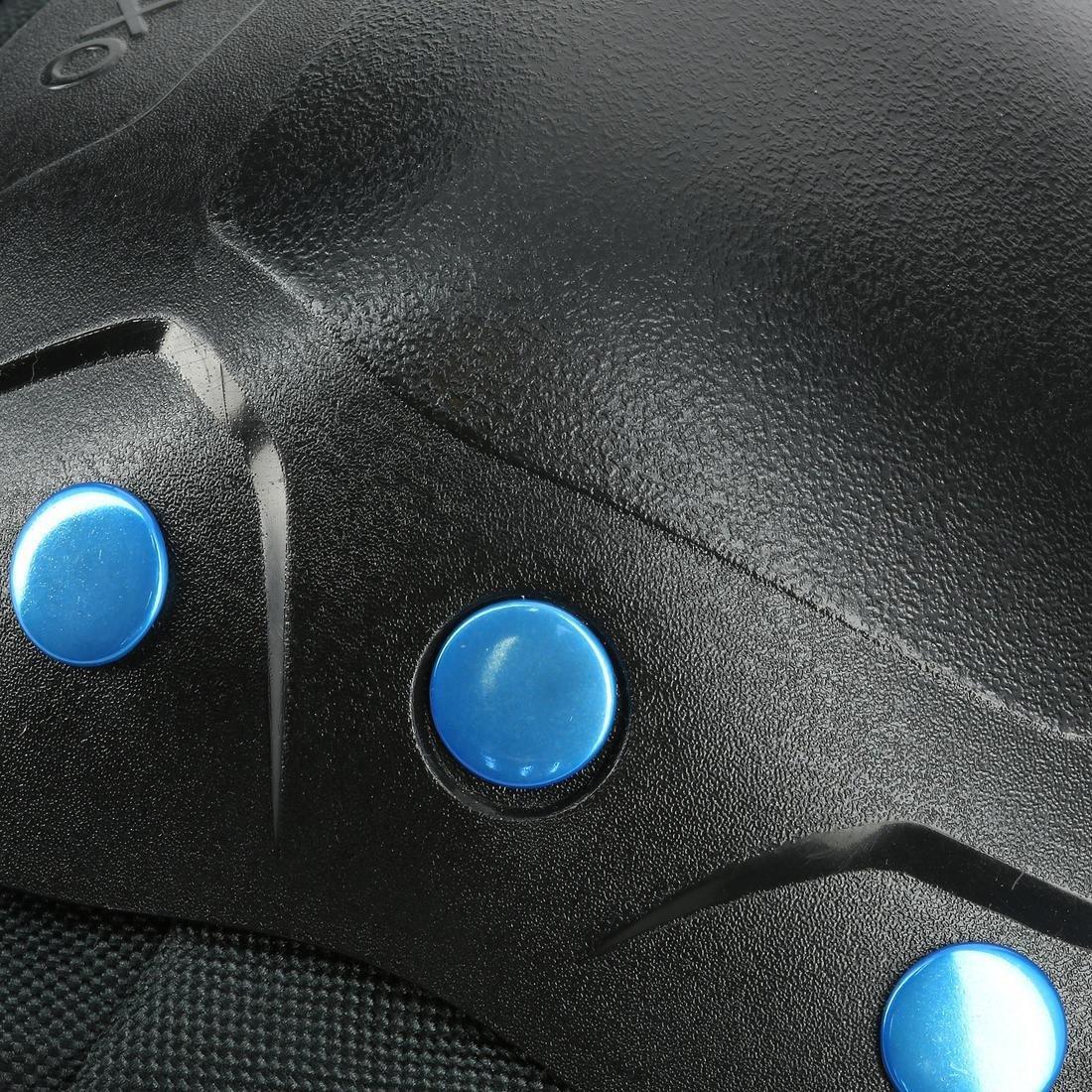 Unisex 2 X 3-Piece Inline Skate Protection Set - Fit500, Black, No Color, large image number 9