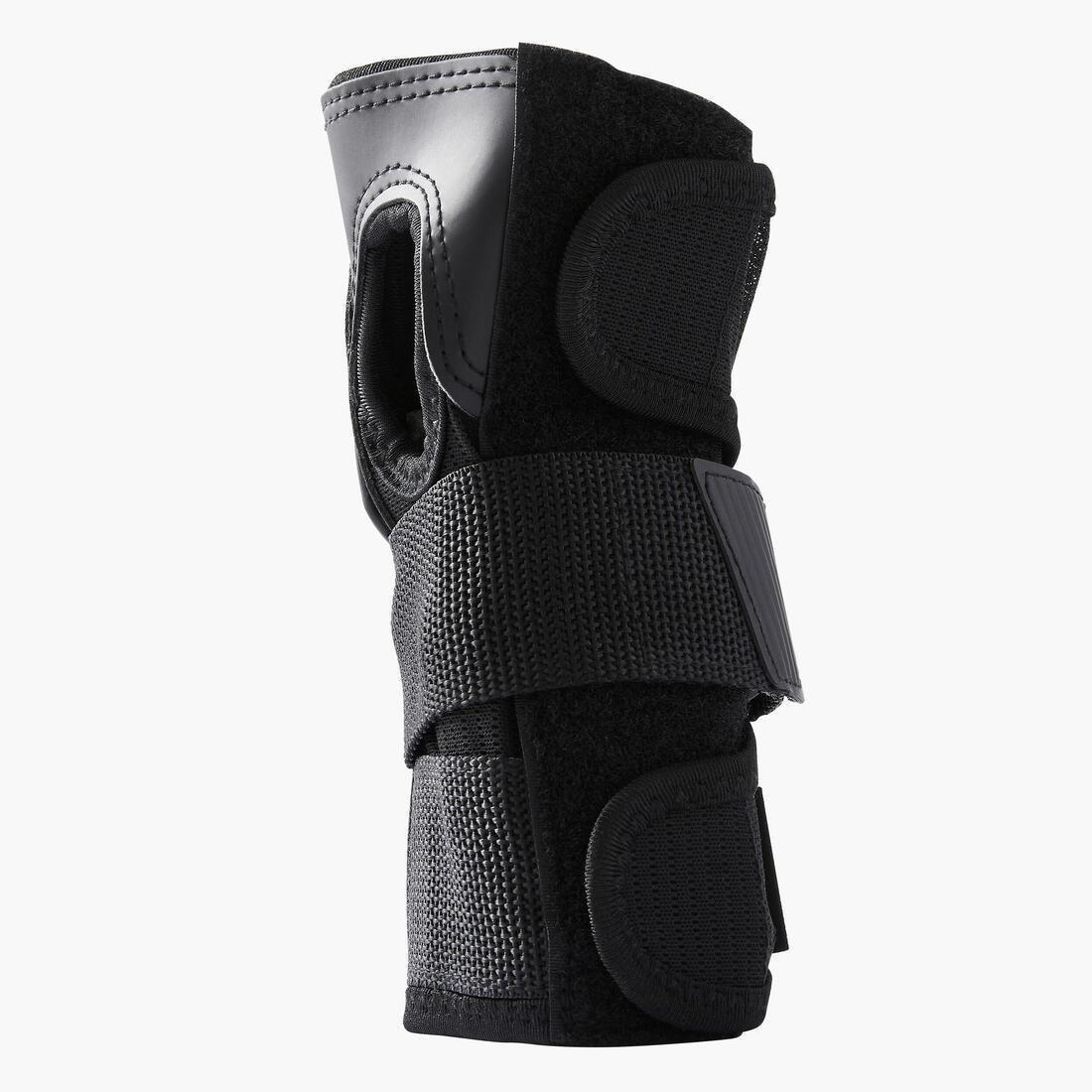BLACK Fit500 Adult Skating Wrist Guards, , large image number 4
