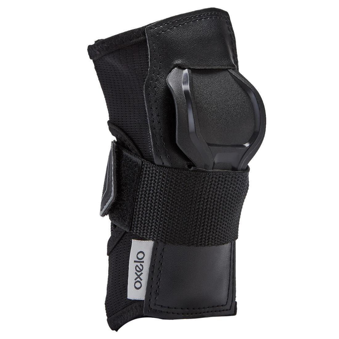 BLACK Fit500 Adult Skating Wrist Guards, , large image number 8