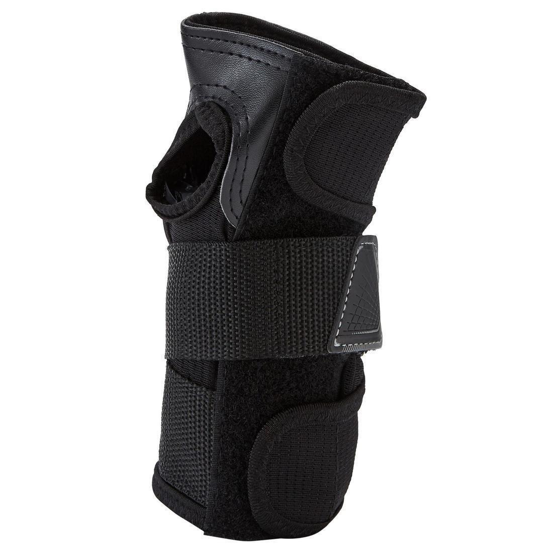 BLACK Fit500 Adult Skating Wrist Guards, , large image number 9