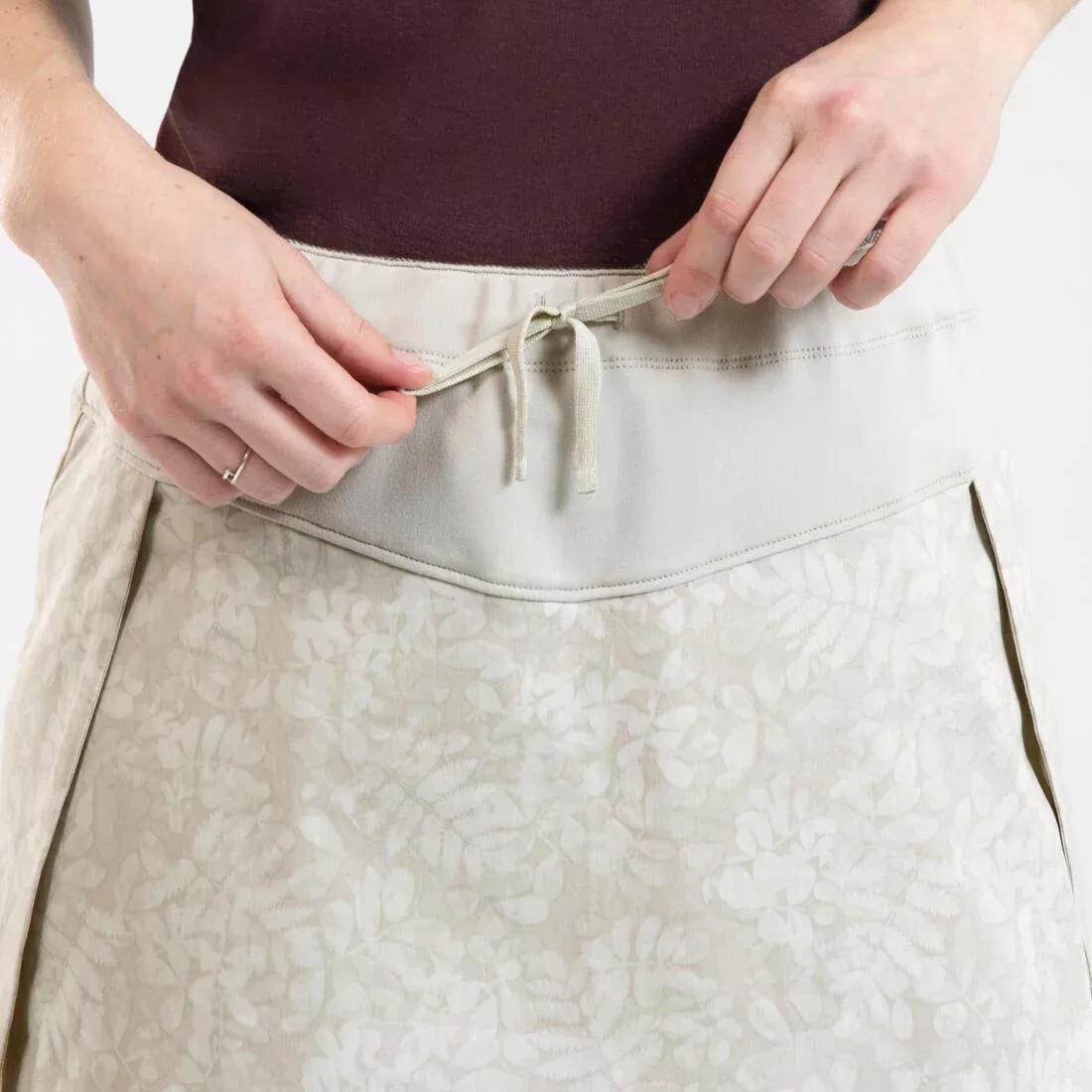 Women Hiking Skort NH500, Beige, No Color, large image number 4