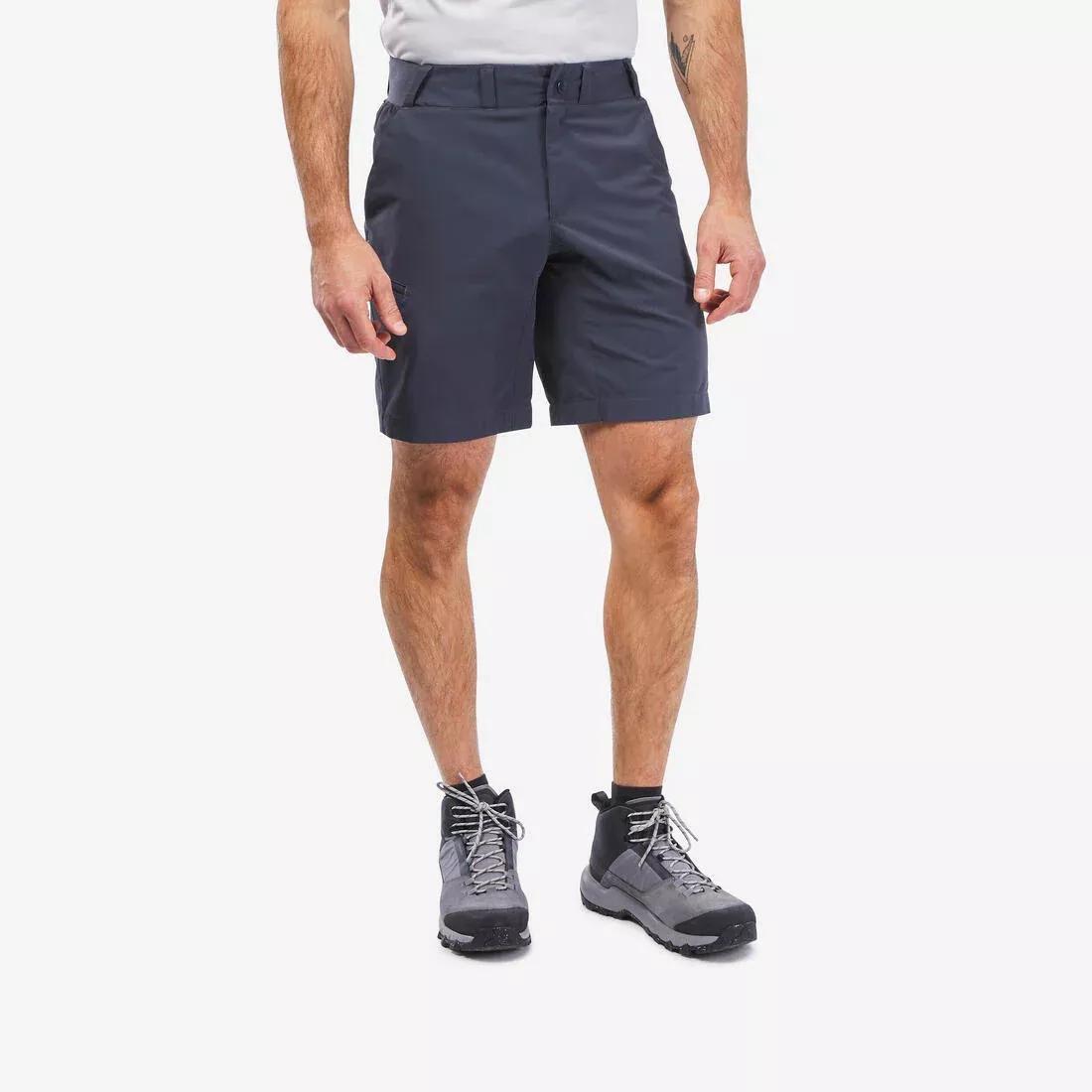 SLATE GREY Men's Hiking Shorts MH100, , medium