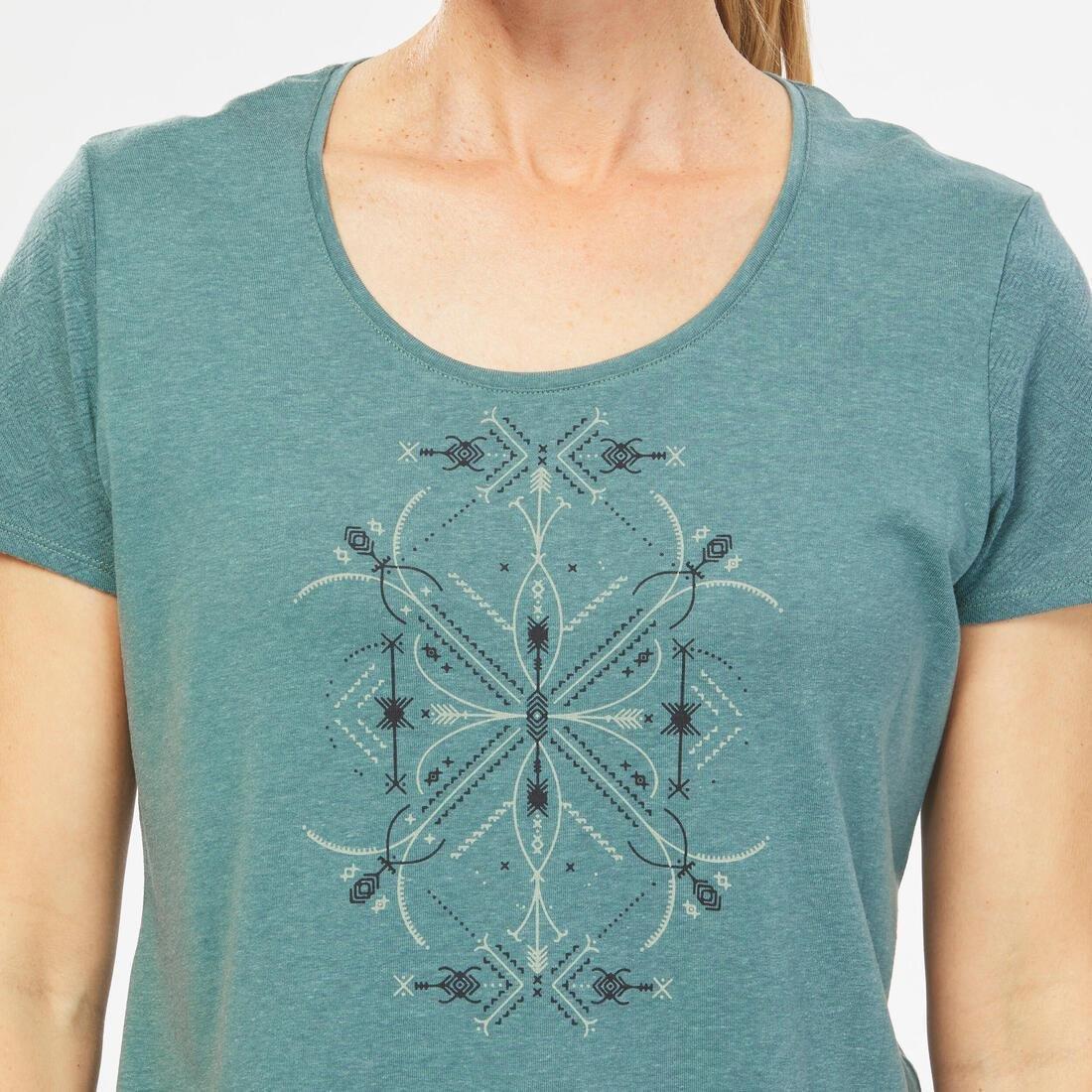 Women Hiking T-Shirt - Nh500, Navy, , large image number 9