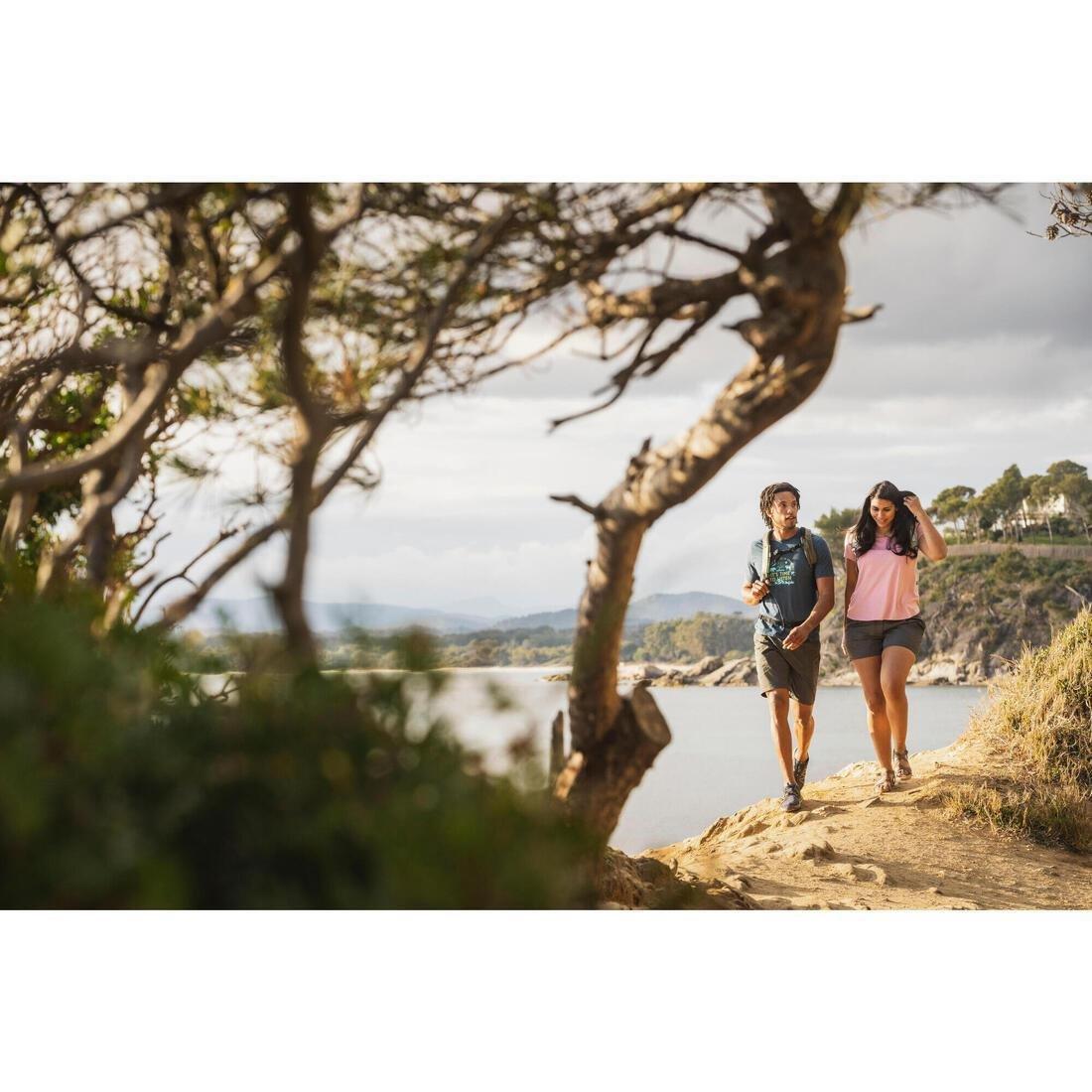 Women Hiking T-Shirt - NH500, Navy, 5401_000, large image number 14