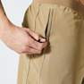 DOMYOS - Men Zip Pocket Breathable Fitness Shorts, Brown